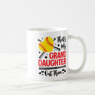 That's My Granddaughter Out There Softll Grandma G Coffee Mug