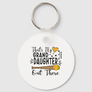 That's My Granddaughter Out There Softll Grandma G Keychain