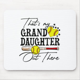 That's My Granddaughter Out There Softll Grandma G Mouse Pad