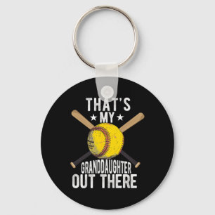That's My Granddaughter Out There Softll Grandpa G Keychain