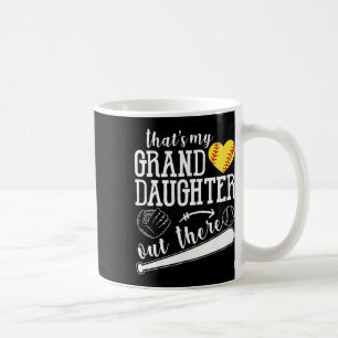 That's My Granddaughter Out There Softll Heart Sup Coffee Mug