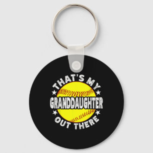 That's My Granddaughter Out There Softll Keychain