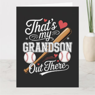 That's My Grandson Out There Baseball Card