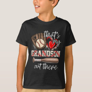 That's My Grandson Out There Gifts Women Baseball T-Shirt