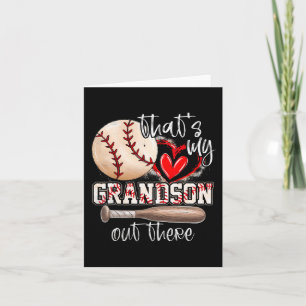 That's My Grandson Out There Sell Grandma Mothers  Card
