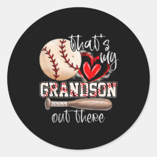 That's My Grandson Out There Sell Grandma Mothers Classic Round Sticker