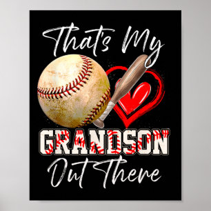 That's My Grandson Out There Sell Grandma Mothers Poster