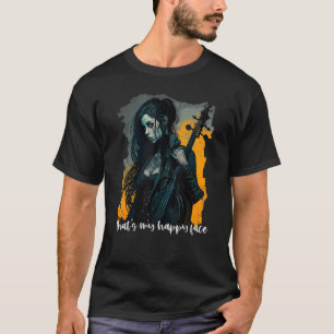 That's My Happy Wednesday Face Goth Style T-Shirt