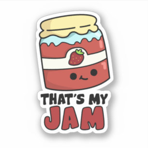 That's My Jam Funny Jar of Jam Pun