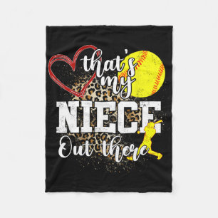 That's My Niece Out There Softll Auntie Uncle Fleece Blanket
