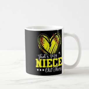 That's My Niece Out There Softll Heart  Coffee Mug