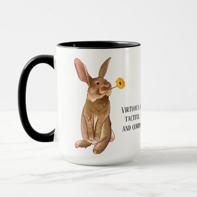 That's right, I'm a rabbit! Mug (Left)