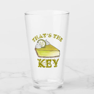 That's the Key Lime Pie Slice Florida Foodie Glass