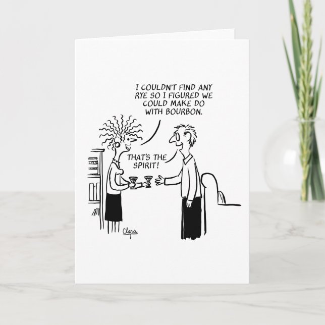 That's the Spirit birthday card (Front)