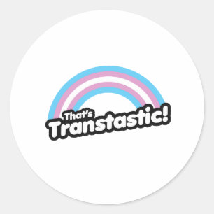 That's Transtastic Classic Round Sticker