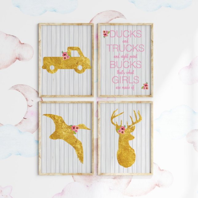 That's what Girls are Made of Nursery Art Set Poster (Creator Uploaded)