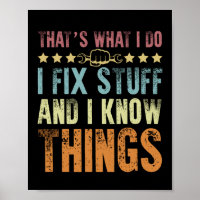 That's What I Do I Fix Stuff Funny Mechanic