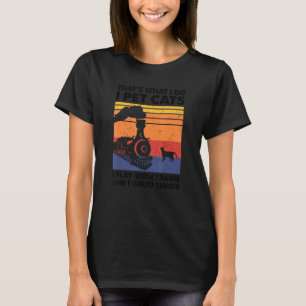 That's What I Do I Pet Cats I Play With Trains Mod T-Shirt
