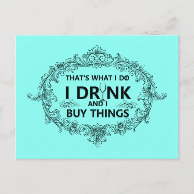 That's What I Do Postcard (Front)