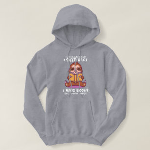 That's What I Do Sleep Read Books Kawaii Hoodie