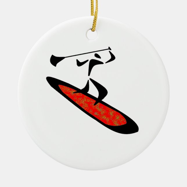 THATS WHATS SUP CERAMIC ORNAMENT (Front)