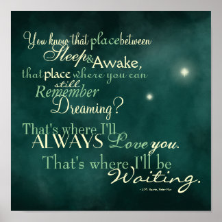 That's Where I'll Be Waiting Poster