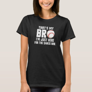 Thatu2019s My Bro u2013 Game Watching  Sports Spec T-Shirt