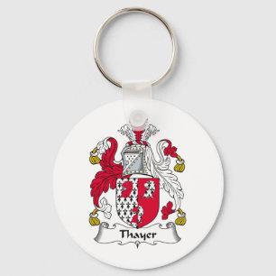 Thayer Family Crest Keychain