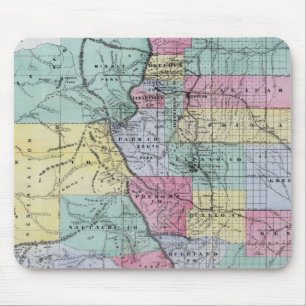Thayer's Map of Colorado Mouse Pad