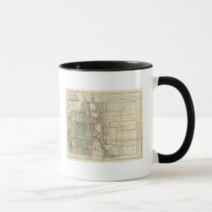 Thayer's New Map Of The State of Colorado Mug