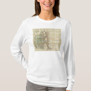 Thayer's New Map Of The State of Colorado T-Shirt