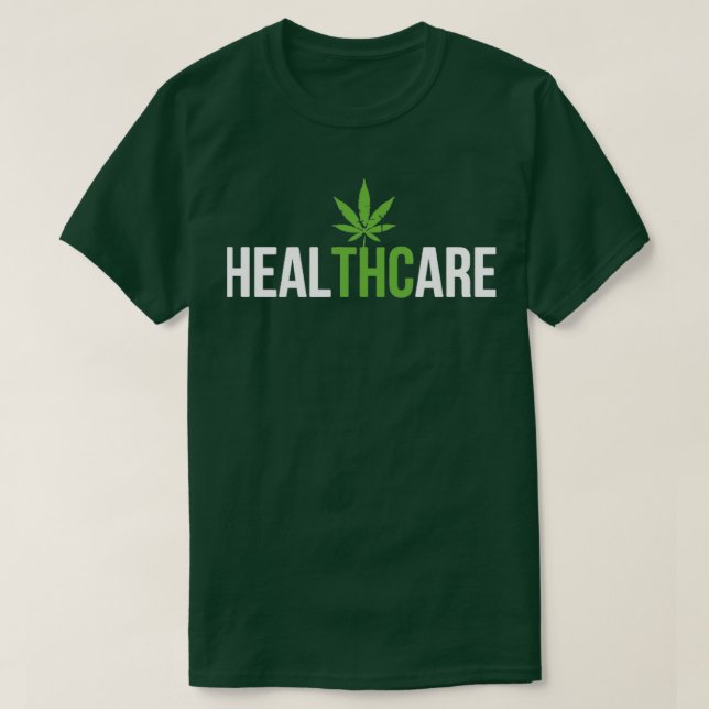 THC Is Medicine T-Shirt (Design Front)