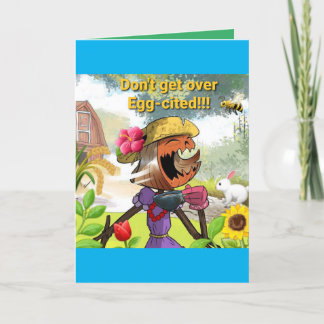 #The3Scarecrows Colourful Easter Card