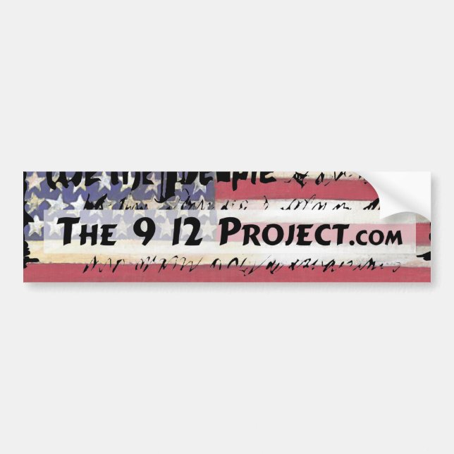 The912Project.com bumper sticker (Front)