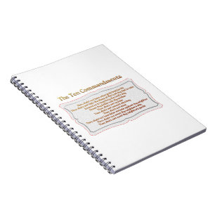 The 10 Commandments Notebook