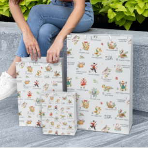 The 12 Days of Christmas Holiday Medium Gift Bag