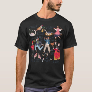 The 12 Days Of Christmas Song T-Shirt