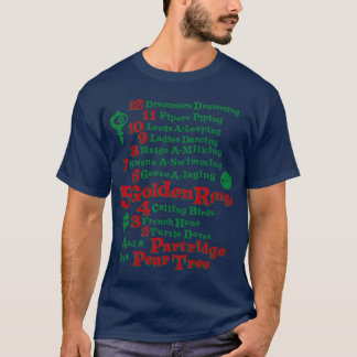 The 12 Days Of Christmas T-Shirt