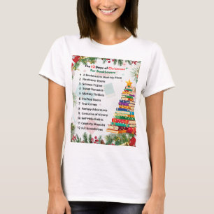 The 12 Days of Christmas T-shirt   Literary Gift