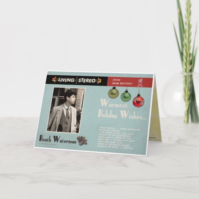 The 1960's Christmas Album Holiday Card (Front)