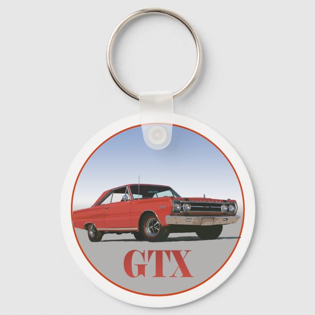 THE 1967 RED GTX KEYCHAIN (Front)