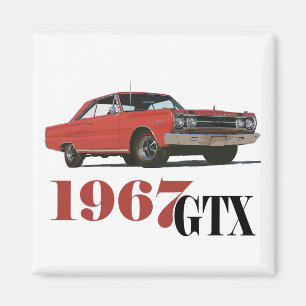 THE 1967 RED GTX MAGNET