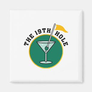 The 19th Hole Funny Golf Dadism gift Magnet