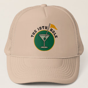 The 19th Hole Funny Golf Dadism gift Trucker Hat