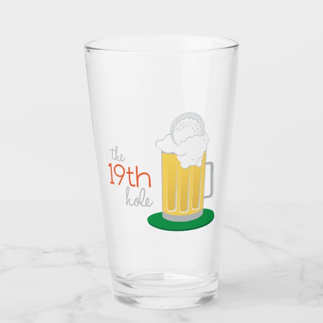 The 19th Hole Glass (Front)
