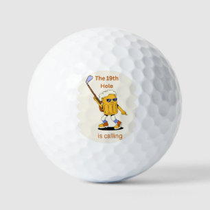 The 19th Hole is Calling Golf Balls Personalized 