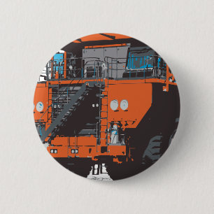 The #1 Hugely Giant Truck 2 Inch Round Button