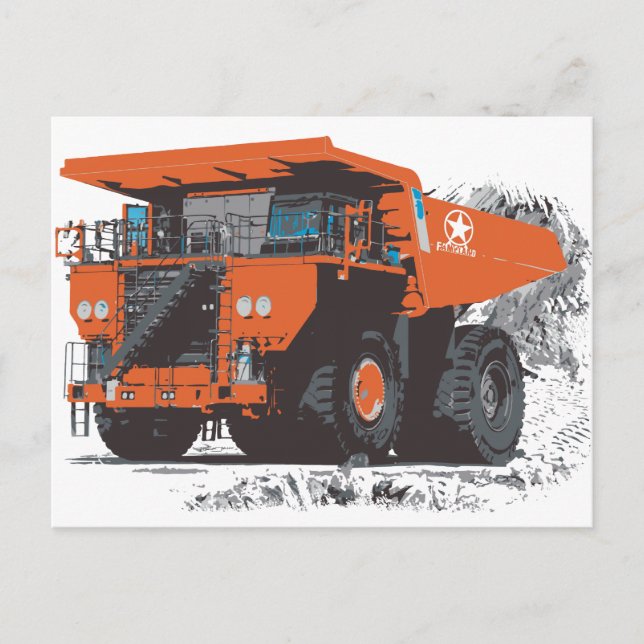 The #1 Hugely Giant Truck Postcard (Front)
