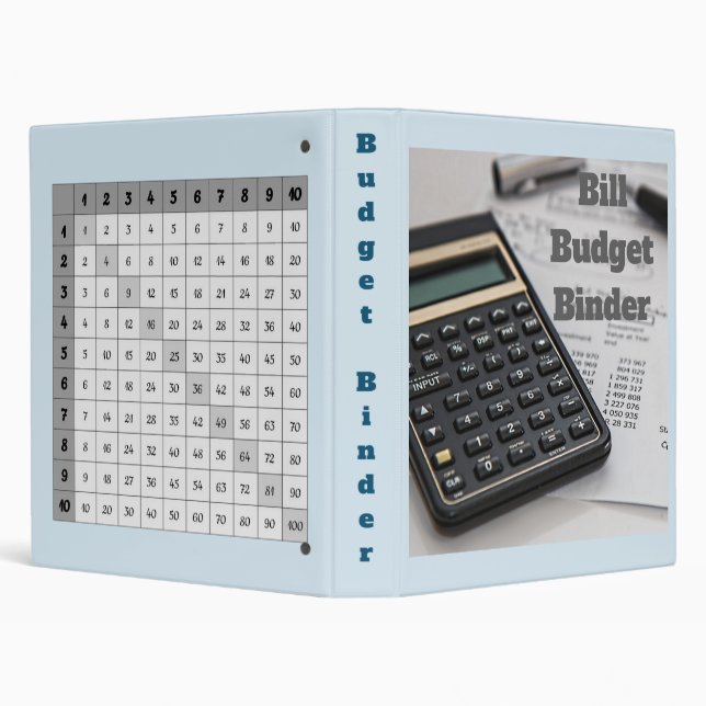 The 1 Inche Bill Budget  Binder (Background)