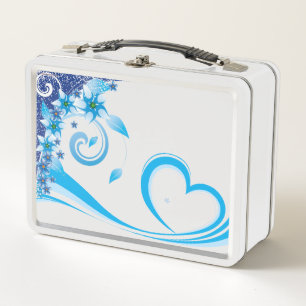 the 2024 Fall collection Lunchbox Blue swirls whit